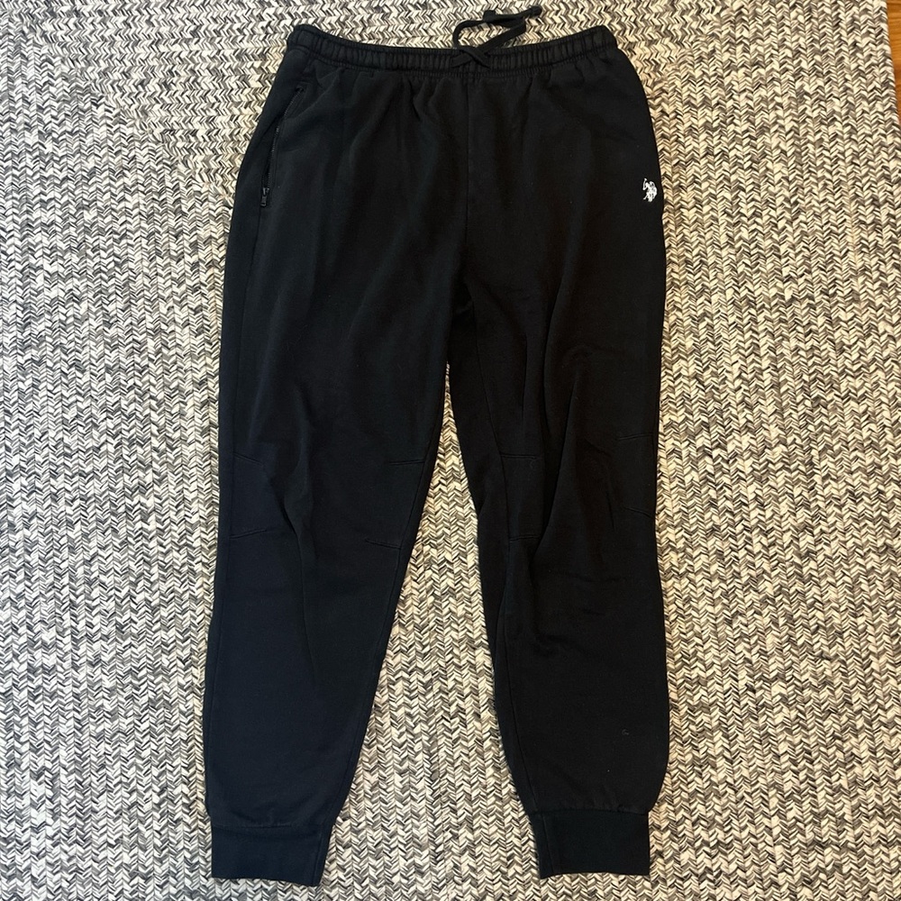 U.S. Polo Assn. Black Casual Pants